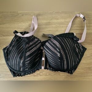 Victoria's Secret Pink and Black Bra